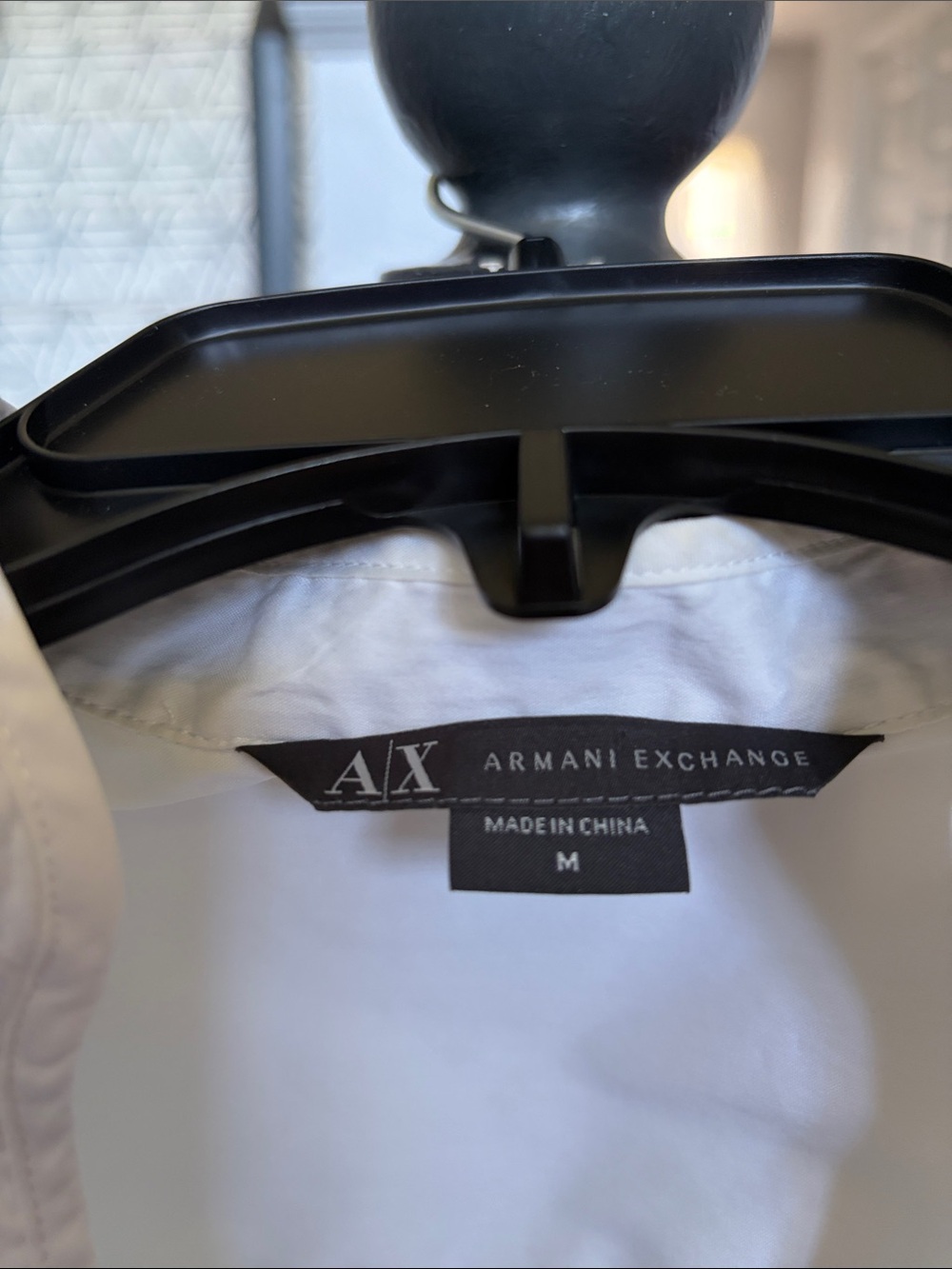 Armani Exchange White Short-Sleeve Button-Down Shirt - Picture 2 of 9